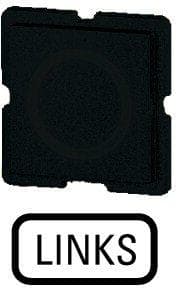 Picture of ["134TQ25, button for pressure keys, inscription: LINKS, 25 x 25"]