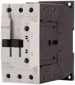 Picture of ["DILM50 (380V50 / 60HZ), power supply, 3-pin, 380 V 400 V 22 kW, 380 V 50 / 60 Hz, AC actuation, screw terminals"]