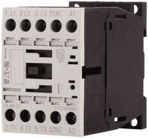 Picture of ["DILM9-01 (220V50 / 60HZ), power supply, 3-pole, 380 V 400 V 4 kW, 1 Ö, 220 V 50 / 60 Hz, AC power control, screw terminals"]