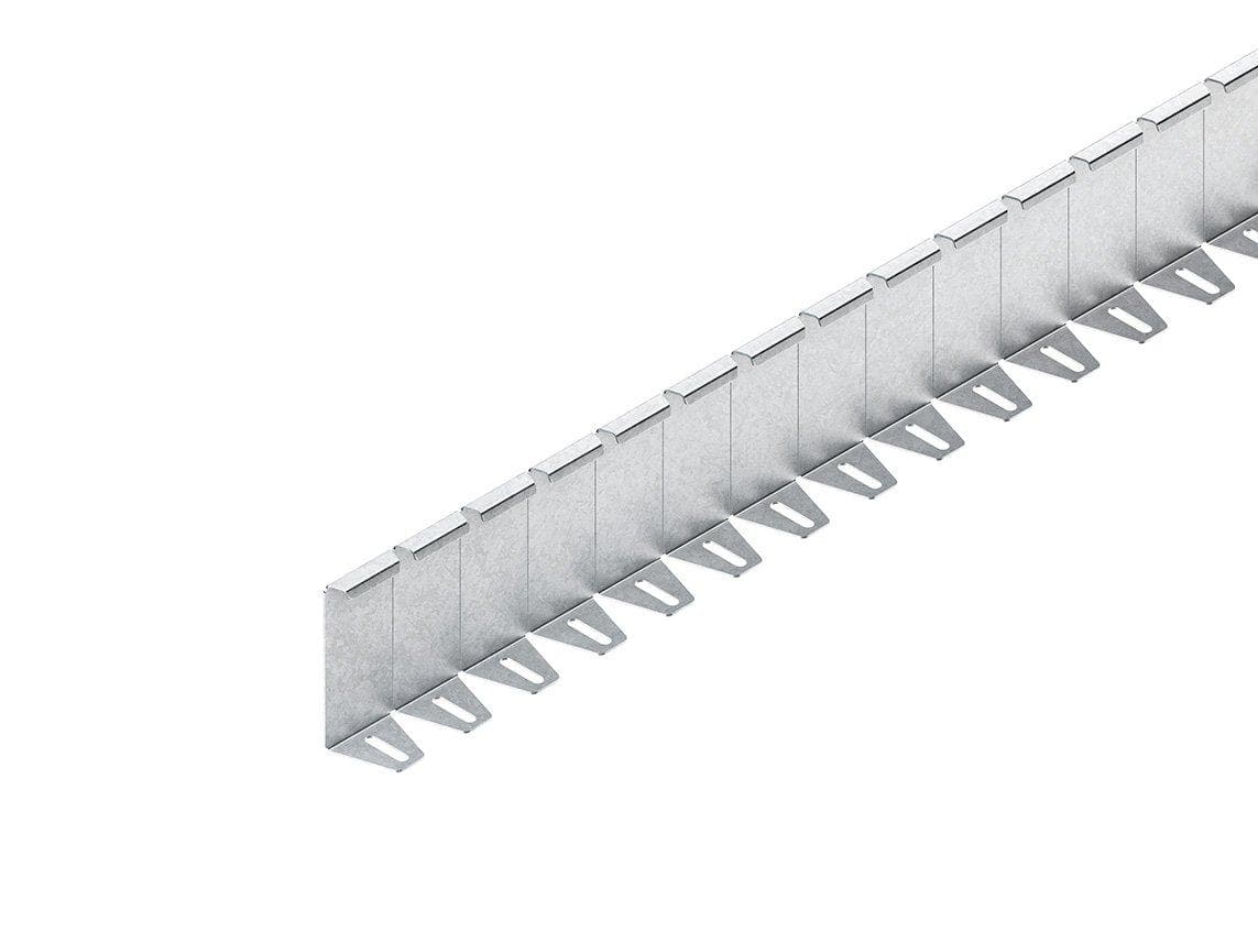 Picture of ["RTSQF 100-1.5 / 1000 S, dissection, flexible, 98x1000 mm, t = 1,5 mm, steel, galvanized DIN EN 10346, including accessories"]