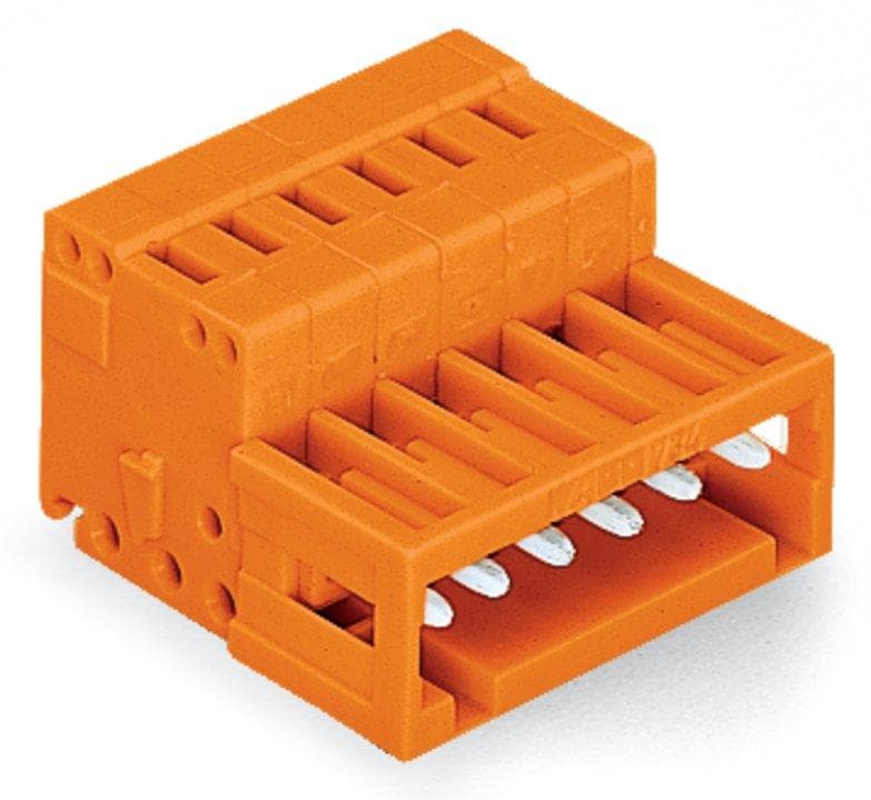 Picture of ["734-333, 1-conductor pen bar; CAGE CLAMP ®; 1.5 mm ²; orange"]