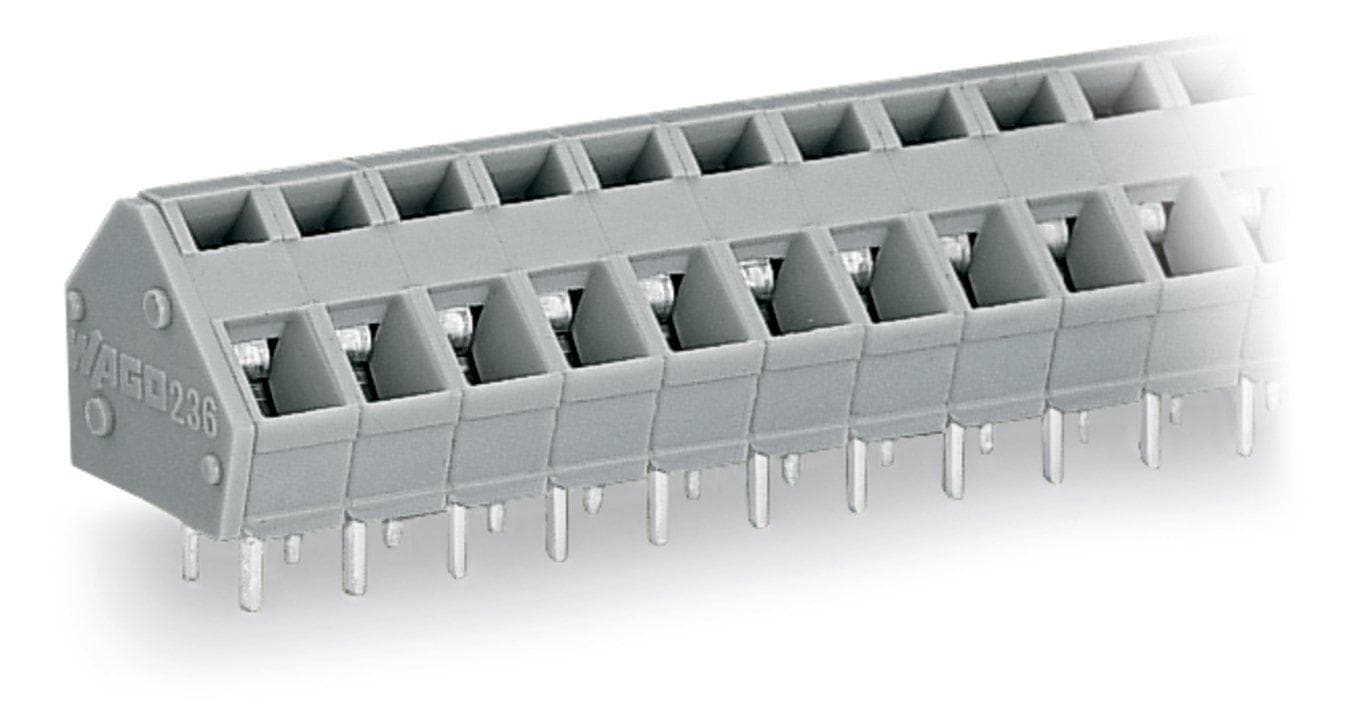 Picture of ["236-424, PCB terminal; 2.5 mm ²; 5 / 5.08 mm; grey"]