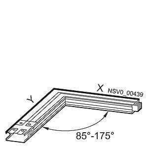 Picture of ["BVP: 261962, BD2C -400-LL-G * angle left X = 0.36 (0.38) m / Y = 0.36 (0.38) m 160A-400A angle 85 ° -175 °"]