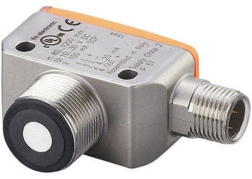Picture of ["UGT593, ultrasonic reflex button, 53 x 20 x 37.7 mm, switching distance 60... 800, (target: 100 x 100 mm), closing / opening, (parametrigible), DC, PNP, M12 plug"]