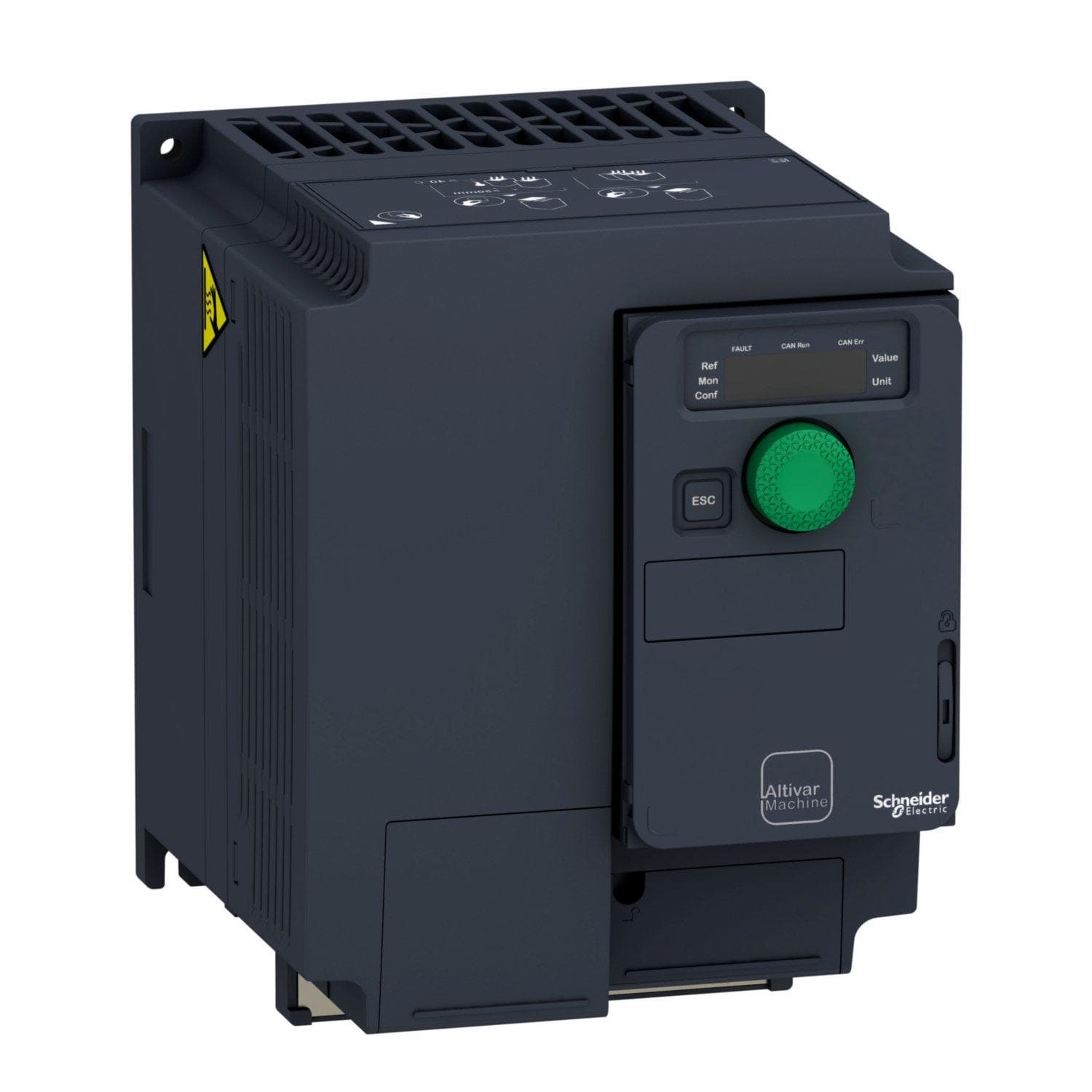 Picture of ["ATV320U22S6C, frequency inverter ATV320, 2.2kW, 600V, 3 phase, compact"]