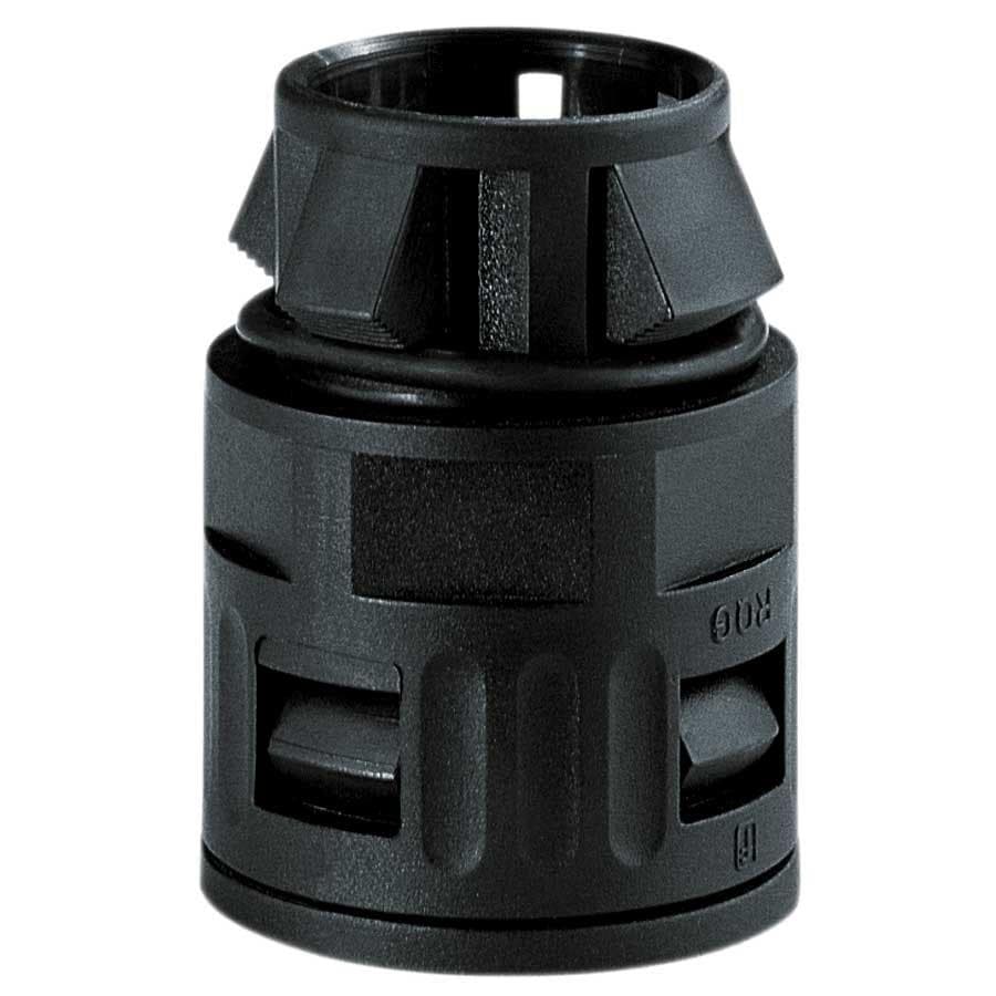 Picture of ["RQG1-S, AD15,8, quick connection for shaft hose, straight with connector, black AD 15,8"]