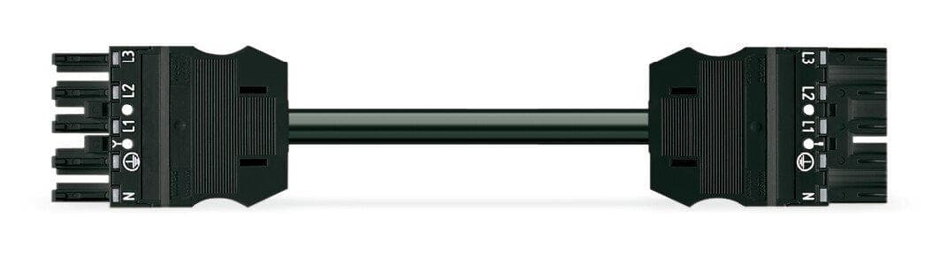 Picture of ["771-9995 / 007-101, made-up connection Eca socket plug 5-pole encoding A 1 m black"]