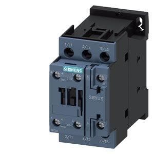 Picture of ["3RT2026-1AR60, Schütz, AC-3e, 25A / 11kW / 400V, 3-pole, AC400V / 50Hz, 440V / 60Hz, 1S + 1Ö, screw connection"]