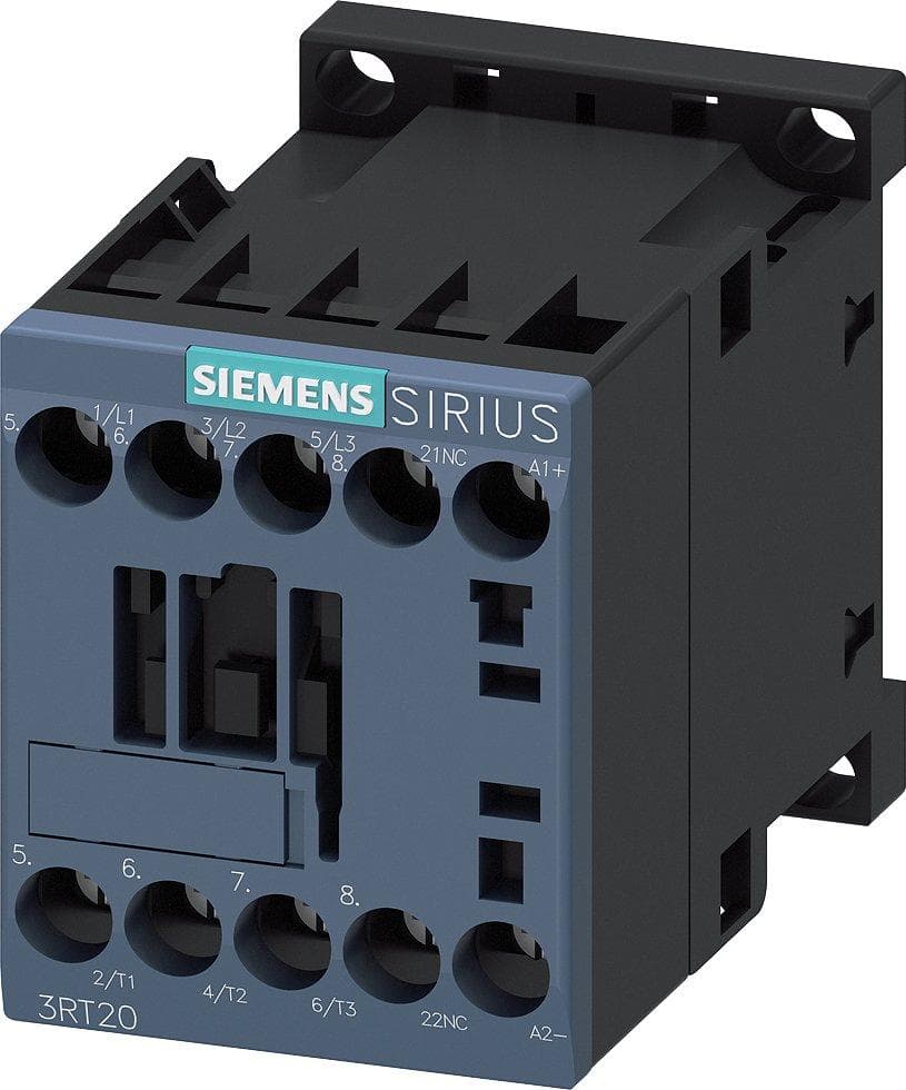Picture of ["3RT2016-1MB42-0KT0, Coupler, AC-3e, 9 A / 4 kW / 400V, 3-pole, DC 24V, 1Ö, screw connection"]