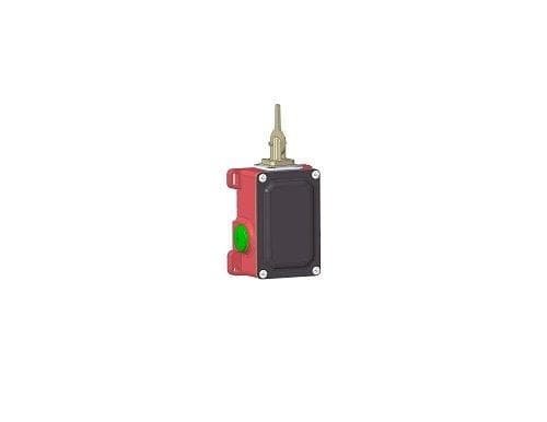 Picture of ["D-SU2 VKS 90GR, position switch metal, jump switch 2 openers / 2 closing, operation: metal lever"]