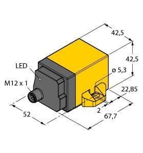 Picture of ["B2N360-Q42-E2LIUPN8X2-H1181, tilt sensor"]