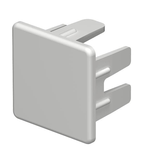 Picture of ["WDK HE25025LGR, end piece 25x25mm polyvinyl chloride light grey RAL 7035"]