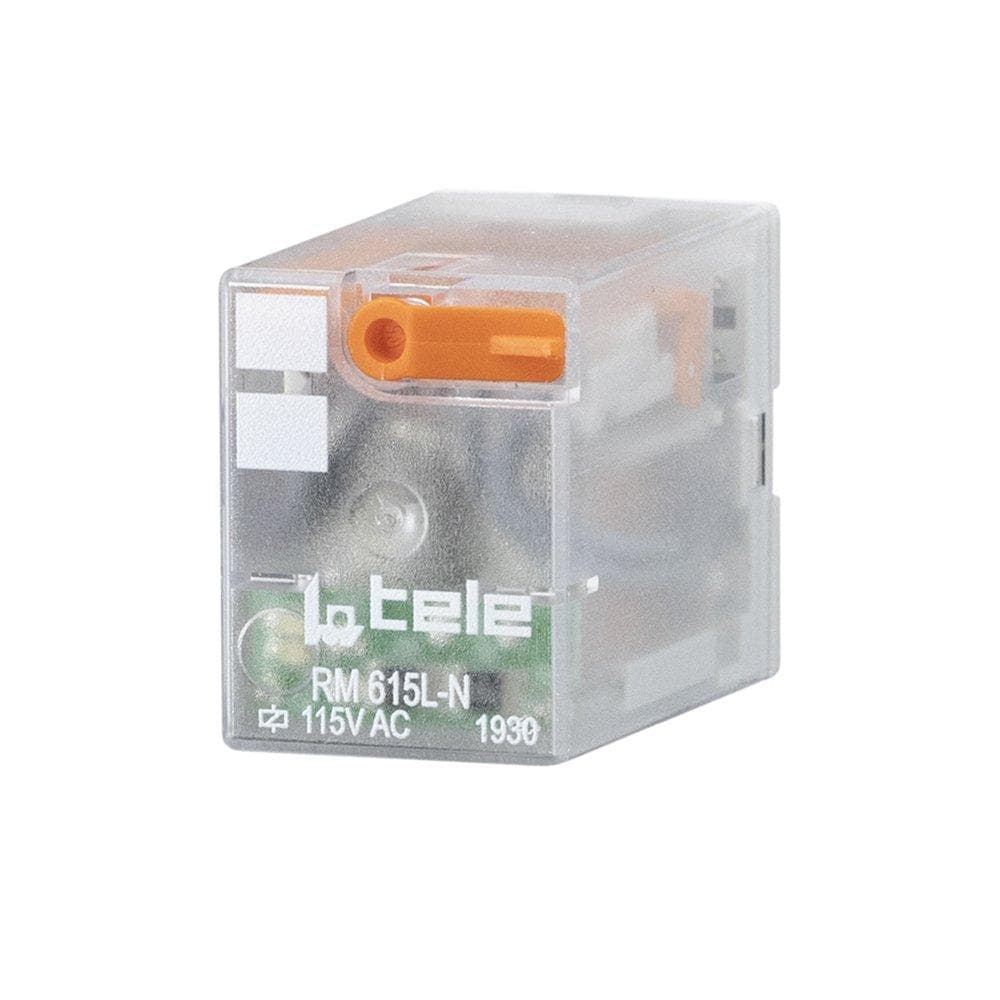 Picture of ["RM 615L-N, miniature relay, 115VAC, 4 changers, LED"]