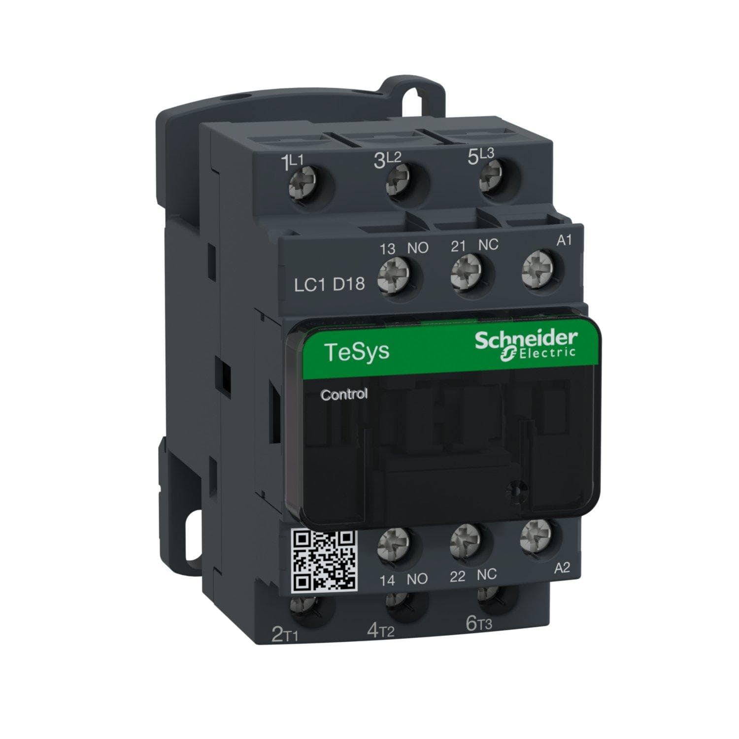 Picture of ["LC1D18P7TQ, power supply LC1D 3p, + 1S + 1Ö, 7.5 kW, 18 A, 400 V AC3, coil 230 V AC"]