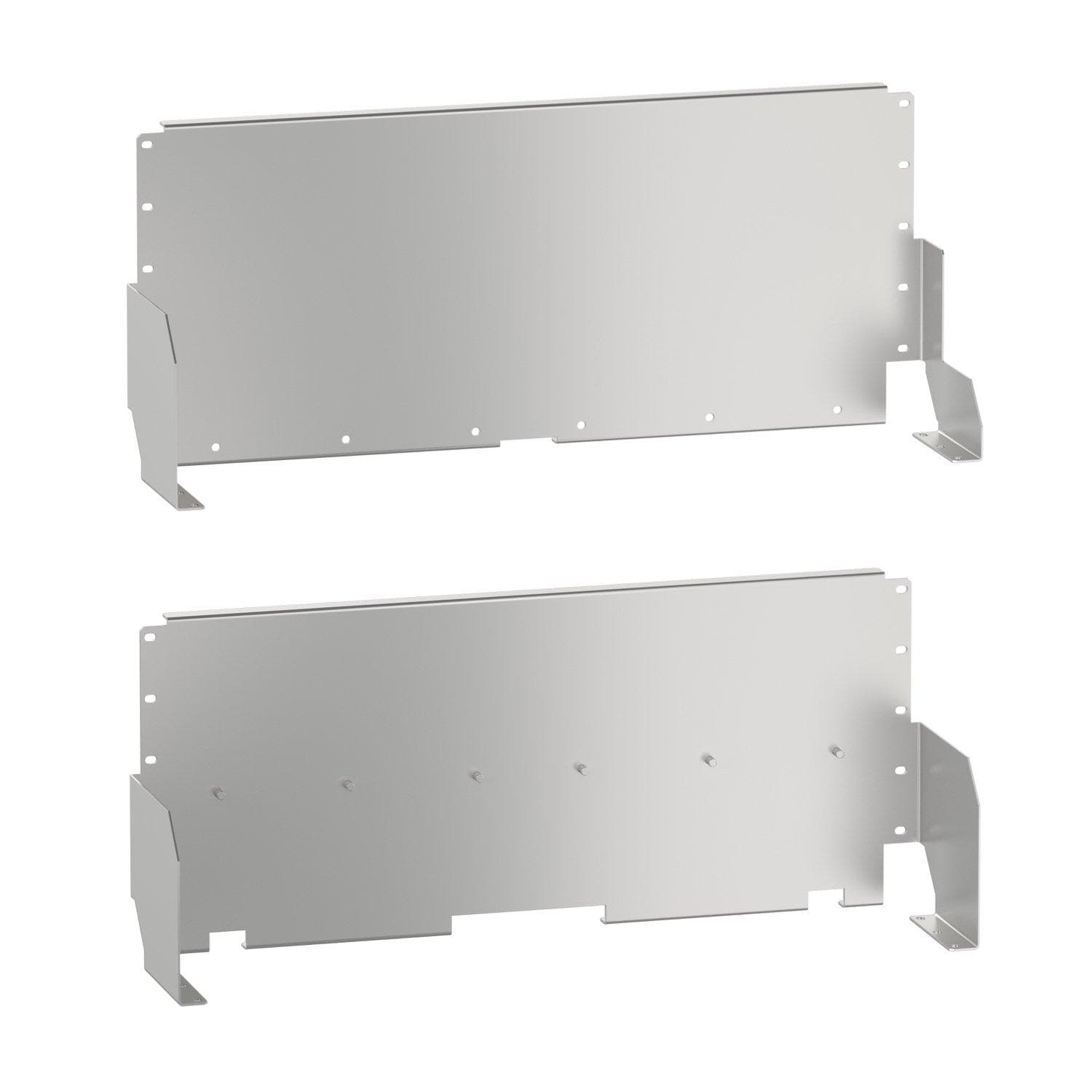 Picture of ["VW3A99BCFCD01, assembly set made of sheet steel: power supply module rain, APM, control cabinet integration"]