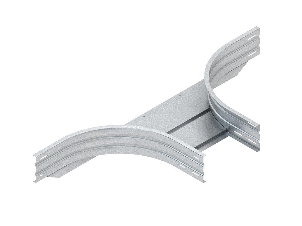 Picture of ["WRTAR 200.600, installation T-piece for WRL, 201,5x605 mm, round, sown, unpunched, steel, galvanized DIN EN 10346, incl. accessories"]