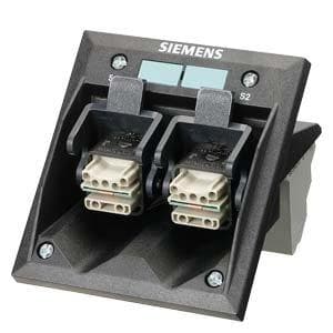 Picture of ["3RK1911-1AA22, ECOFAST hybrid bus connection PROFIBUS, IP20 / IP65, CU / CU, feed-in"]