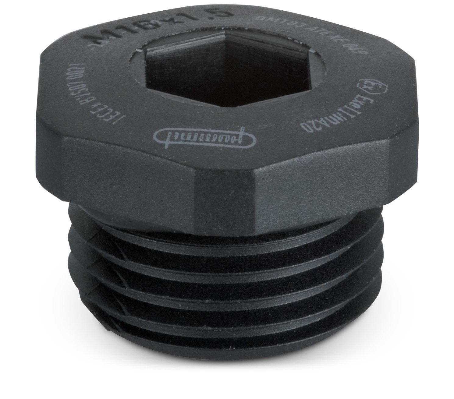 Picture of ["1256500150, NESD M 50x1,5 black polyamide / with O-ring"]