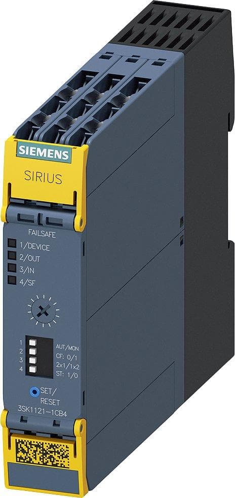 Picture of ["3SK1121-1CB44, SIRIUS safety device Basic device Advanced series, time delay 5-300s"]