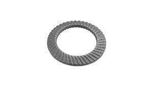 Picture of ["BN 20041 M6, Ripped base disc, M6, stainless steel"]
