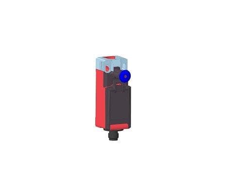Picture of ["I81-SA2Z M12, position switch plastic with integrated ramping, construction system, 2 openers, jump system, without control, with M12 connector"]