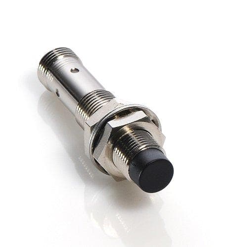 Picture of ["KIN-M12PS / 008-KLS12E, Inductive sewing switch, M12, PNP, Clasp, M12 plug, Non-bundled installation, switching distance 8 mm"]