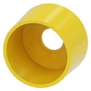 Picture of ["3SU1900-0EA30-0AA0, protection collar for emergency-maintenance-mushroom pressure button, yellow, plastic"]