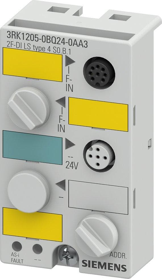 Picture of ["3RK1205-0BQ24-0AA3, ASIsafe compact module K45F LS type 4 (LIGHT sensor) sensor supply from AS-I"]