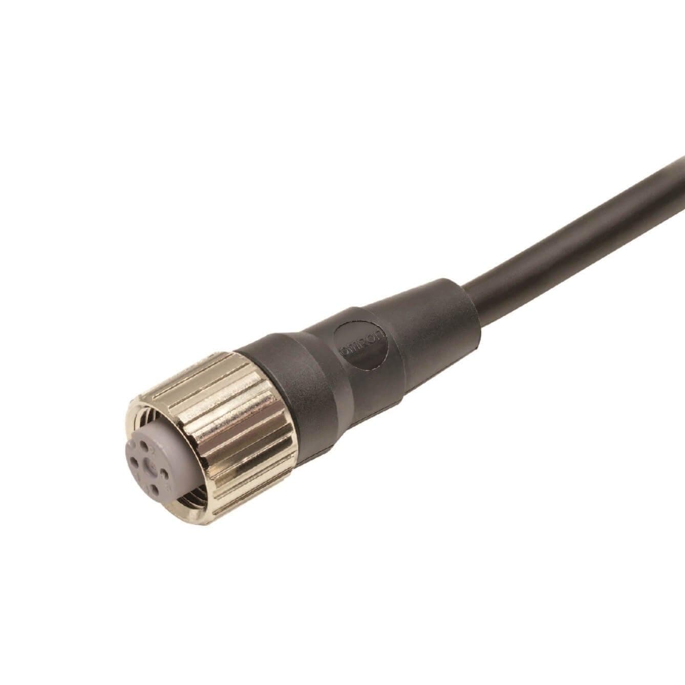 Picture of ["XS2F-M12PVC4S15M, sensor plug, M12, 4-pin, straight socket, PVC, 15 m"]