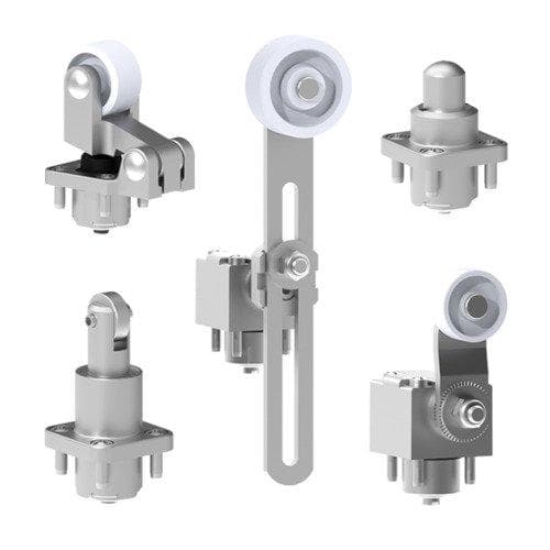 Picture of ["R-E-EINR.ENM NI18, replacement operator / R-device for position switch type ENM... R (roll bar with niroroller)"]